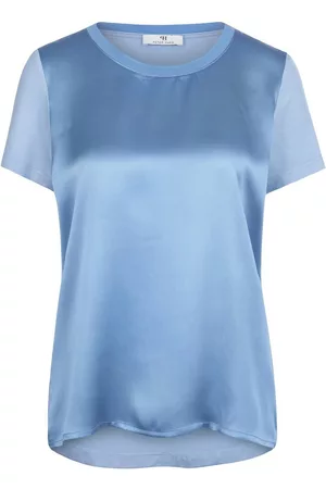 Peter Hahn Damen Shirts - Blusen-Shirt blau Größe: 36