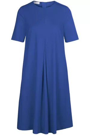 St. Emile Damen Freizeitkleider - Jersey-Kleid 1/2-Arm blau Größe: 36