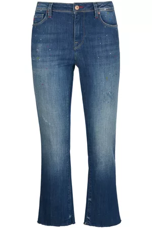 raffaello rossi Damen Straight Jeans - Knöchellange Jeans Modell Penny denim Größe: 38