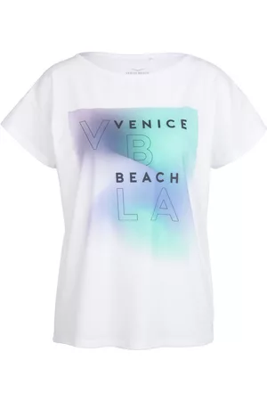 Venice Beach Damen Shirts - Rundhals-Shirt weiss Größe: 36
