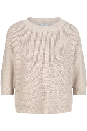 Peter Hahn Damen Pullover - Pullover 3/4-Arm beige Größe: 40