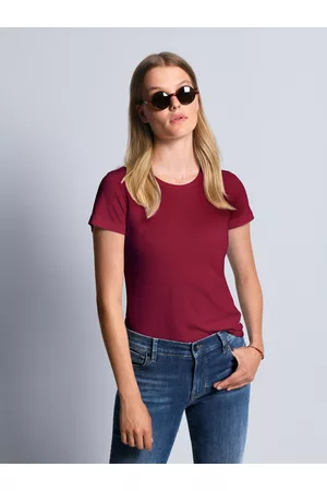Bogner Damen Shirts - Rundhals-Shirt Modell Anni rot Größe: 36