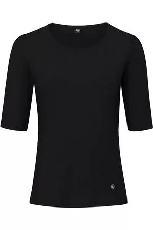 Bogner Damen Shirts - Rundhals-Shirt Modell Velvet schwarz Größe: 36
