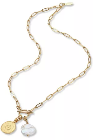 Juwelenkind Damen Halsketten - Kette Solveig gold