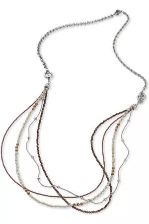 Leonardo Damen Halsketten - Ketten-Set Amali Clip&Mix silber