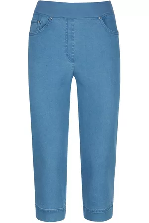 Brax Damen Slim Jeans - ProForm Slim-Caprihose Modell Pamona denim Größe: 18