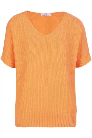 Peter Hahn Damen Pullover - Pullover orange Größe: 36