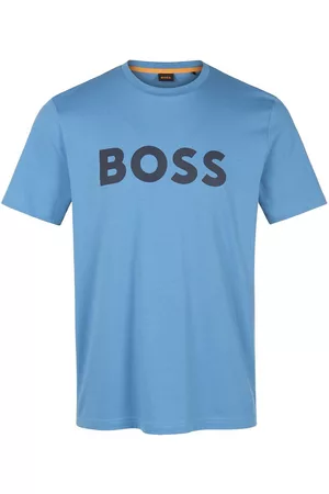 HUGO BOSS Jersey-Shirt blau Größe: 48