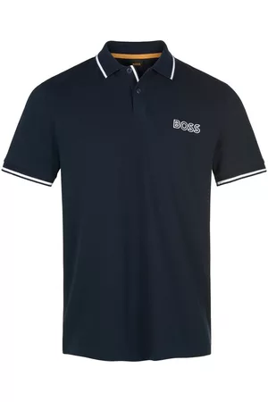 HUGO BOSS Polo-Shirt blau Größe: 50