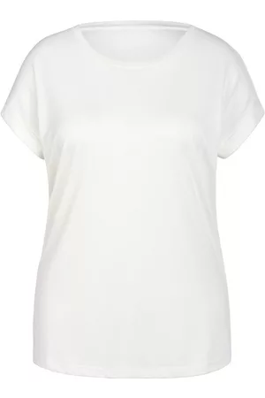 Emilia Lay Rundhals-Shirt weiss Größe: 40