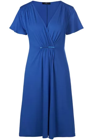 Peter Hahn Damen Strandkleider - Kleid blau Größe: 36