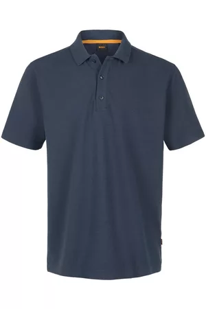 HUGO BOSS Polo-Shirt blau Größe: 48