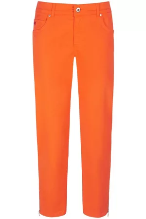 Angels Damen Cropped Jeans - 7/8-Jeans orange Größe: 36