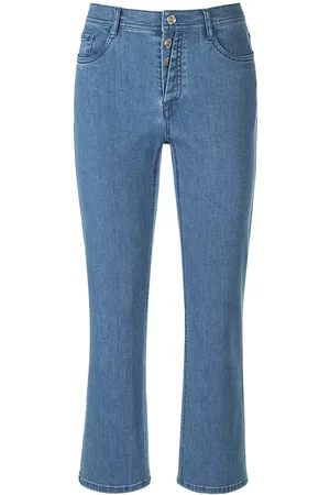 Brax Damen Slim Jeans - Slim Fit-7/8-Jeans Modell Mary S denim Größe: 18