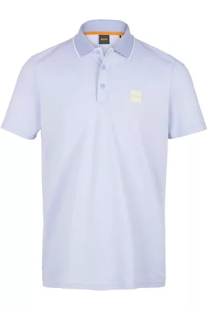 HUGO BOSS Herren Poloshirts - Polo-Shirt lila Größe: 48