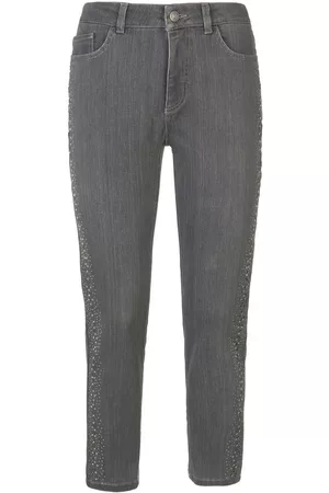 Peter Hahn Damen Cropped Jeans - 7/8-Jeans Passform Sylvia denim Größe: 34