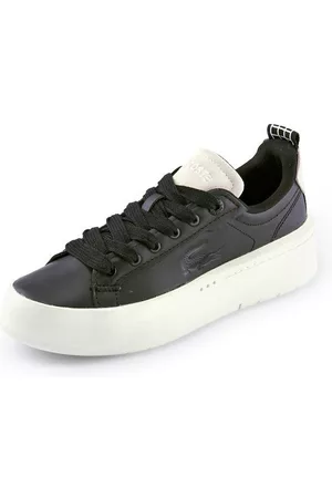 Lacoste Damen Sneakers mit Plateau - Plateau-Sneaker schwarz Größe: 38