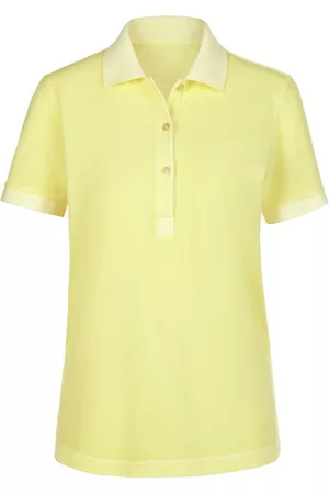 GANT Damen Poloshirts - Polo-Shirt 1/2-Arm gelb Größe: 36