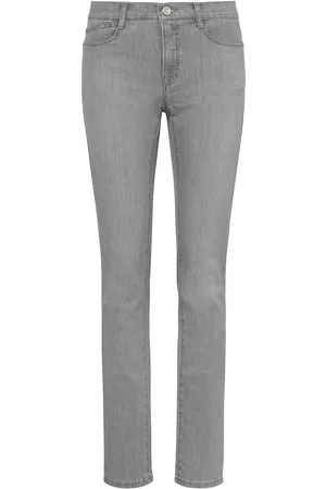 Brax Damen Slim Jeans - Slim Fit-Jeans Modell Mary grau Größe: 21