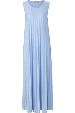 Uta Raasch Damen Lange Kleider - Ärmelloses Kleid blau Größe: 36