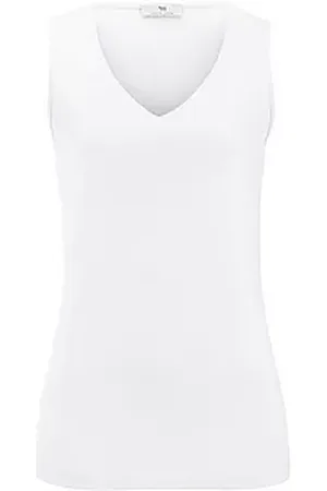 Peter Hahn Jersey-Top V-Ausschnitt