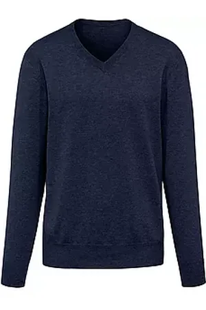 Peter Hahn V-Pullover aus 100% Premium-Kaschmir