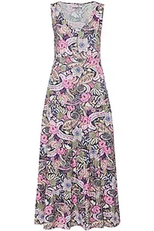 Green Cotton Ärmelloses Jersey-Kleid Lone