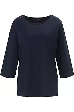 Green Cotton Rundhals-Shirt Gurli