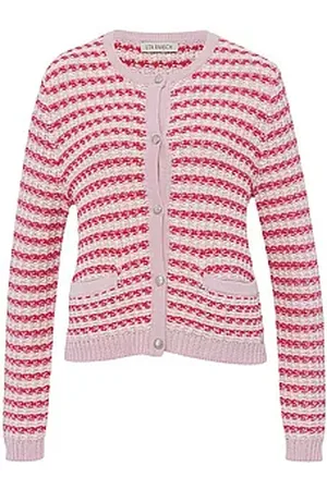 Uta Raasch Strickjacke Rundhals-Ausschnitt