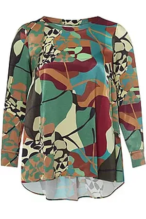 Emilia Lay Bluse Rundhals-Ausschnitt