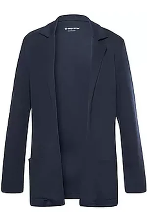Green Cotton Jersey-Blazer Elise