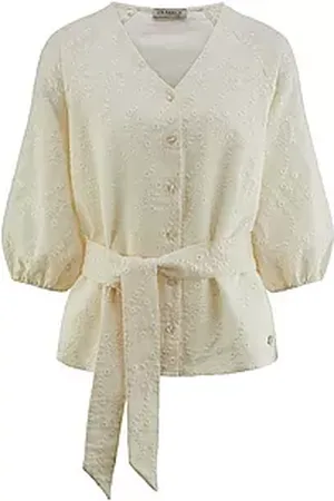 Uta Raasch Bluse V-Ausschnitt