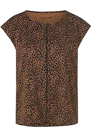 Green Cotton Rundhals-Shirt Anne Sofie