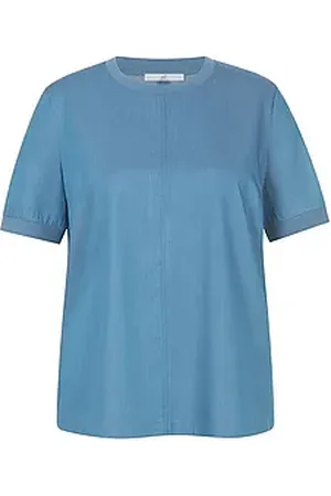 Emilia Lay Bluse Rundhals-Ausschnitt
