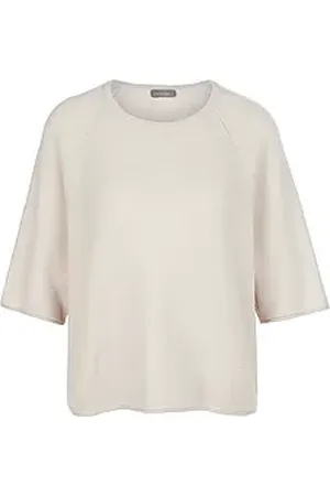 include Rundhals-Pullover Raglan-Halb­arm