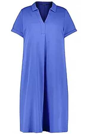 Samoon Kleid Hemdkragen