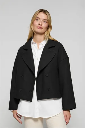 Polo Club® Kurzmantel Lona Mit Überkreuzter Knöpfung Und Details - M
