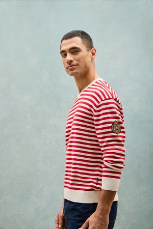Polo Club® Strickpullover Seagull Mit Maritimem Aufnäher - S