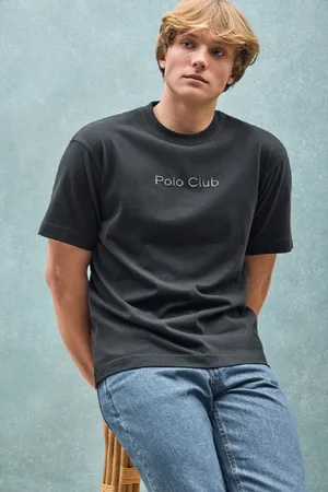 Polo Club® Kurzärmliges T-Shirt Mit Rundhalsausschnitt Und Logo - S