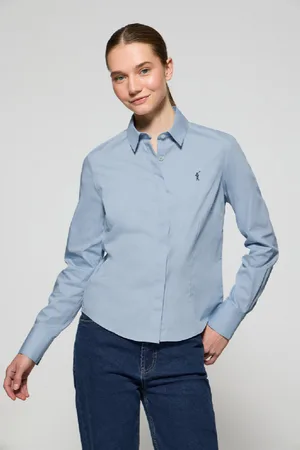 Polo Club® Slim Fit Hemd Aus Popeline Mit Rigby Go Stickerei - Xs
