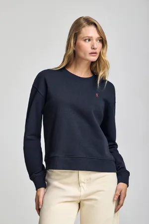Polo Club® Sweatshirt Marineblau Mit Rundkragen Und Rigby Go Stickerei - S
