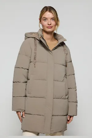 Polo Club® Mantel Roma Mit Abnehmbarer Kapuze Und Details - M