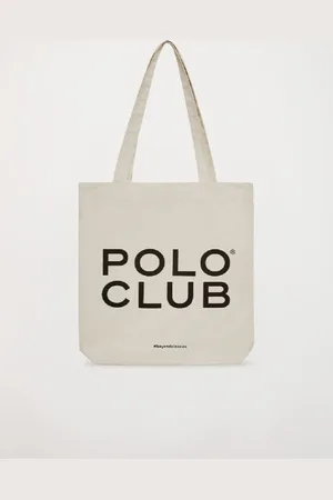 Polo Club® Unisex - Tote Bag Beige Mit -Logo - U