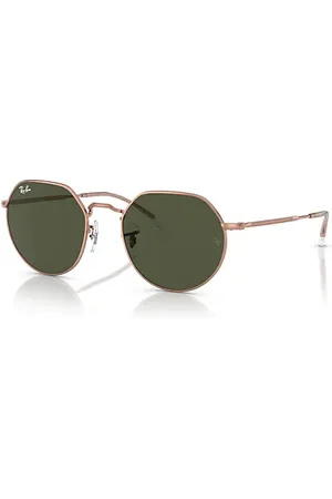 Ray-Ban JACK ROSE GOLD Sonnenbrillen Fassung Grün Glas 53-20