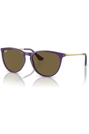 Ray-Ban ERIKA KIDS Sonnenbrillen Fassung Braun Glas 50-15