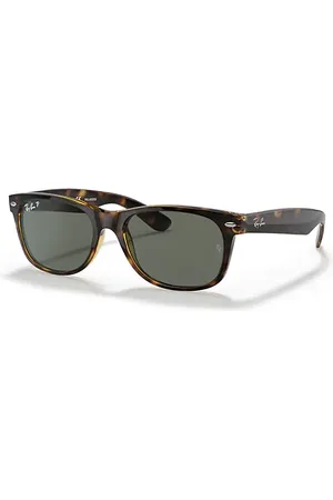 Ray-Ban NEW WAYFARER CLASSIC Sonnenbrillen Fassung Grün Glas polarisiert 52-18
