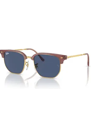 Ray-Ban NEW CLUBMASTER KIDS Sonnenbrillen Fassung Blau Glas 47-17