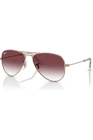 Ray-Ban AVIATOR KIDS Sonnenbrillen Fassung Violett Glas 50-13