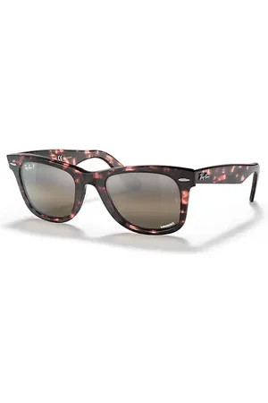 Ray-Ban ORIGINAL WAYFARER CHROMANCE Sonnenbrillen Fassung Silber Glas polarisiert 50-22