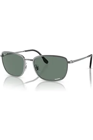 Ray-Ban RB3705 CHROMANCE Sonnenbrillen Fassung Grau Glas polarisiert 57-19